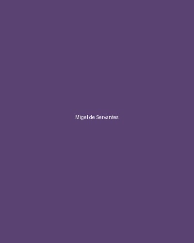 Migel de Servantes